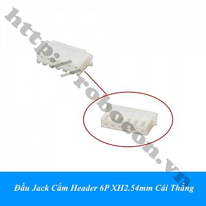  CO315 Đầu Jack Cắm Header 6P XH2.54mm Cái Thẳng 