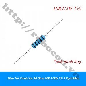DT400 Điện Trở Chính Xác 10 Ohm 10R 1/2W 1% ...