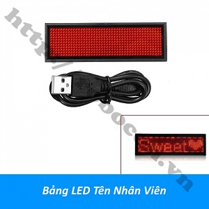  MDL142 Bảng LED Tên Nhân Viên 