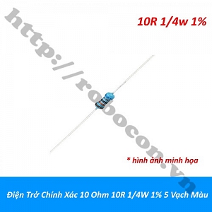 DT403 Điện Trở Chính Xác 10 Ohm 10R 1/4W 1% ...