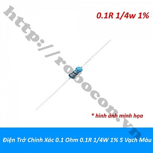 DT404 Điện Trở Chính Xác 0.1 Ohm 0.1R 1/4W 1% ...