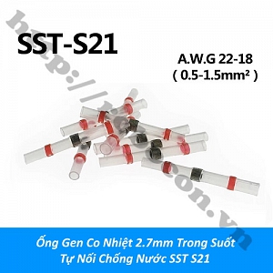  PKK1453 Ống Gen Co Nhiệt 2.7mm Trong Suốt Tự Nối ...