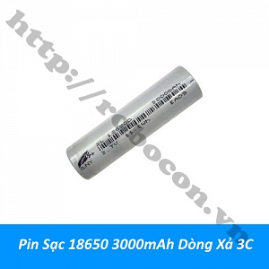  PPKP336 Pin Sạc 18650 3000mAh Dòng Xả 3C  