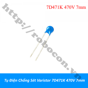  TD209 Tụ Điện Chống Sét Varistor 7D471K ...