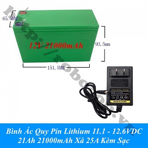  CBM215 Bình Ắc Quy Pin Lithium 11.1 - 12.6VDC 21Ah ...