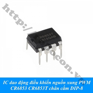 IC158 IC dao động điều khiển nguồn xung PWM CR6853 ...