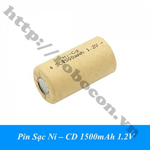PPKP343 Pin Sạc Ni Cd 1500mAh 1.2V ...