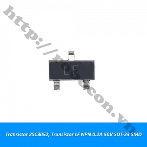 TR91 Transistor 2SC3052, Transistor LF NPN 0.2A 50V SOT-23 SMD