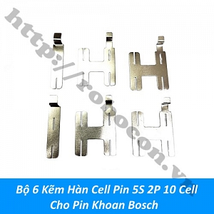  PPKP346 Bộ 6 Kẽm Hàn Cell Pin 5S 2P 10 ...