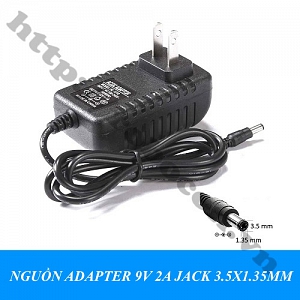 NG138 NGUỒN ADAPTER 9V 2A JACK 3.5X1.35MM