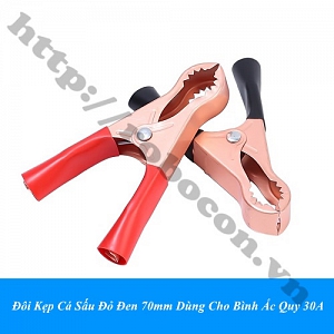 CO328 Đôi Kẹp Cá Sấu Đỏ Đen 70mm Dùng Cho ...