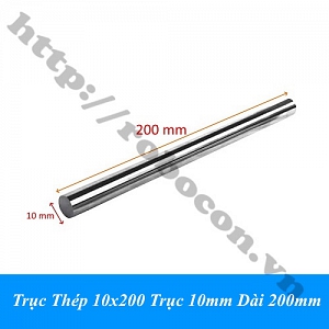 PKK1523 Trục Thép 10x200 Trục 10mm Dài 200mm