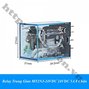 RE56 Relay Trung Gian MY2NJ-24VDC 24VDC 5A 8 chân