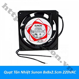 PKK1528 Quạt Tản Nhiệt Sunon 8x8x2.5cm 220VAC