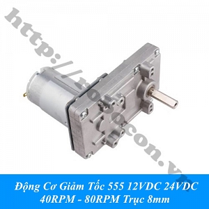 PKK1226 Động Cơ Giảm Tốc 555 12VDC ...