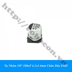 TD241 Tụ Nhôm 10V 100uF 6.3x5.4mm Chân ...