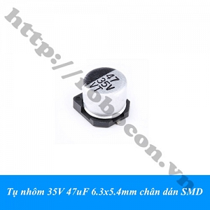 TD240 Tụ nhôm 35V 47uF 6.3x5.4mm chân ...