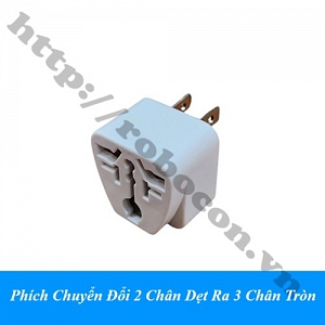 PKK1571 Phích Chuyển Đổi 2 Chân Dẹt Ra 3 Chân ...